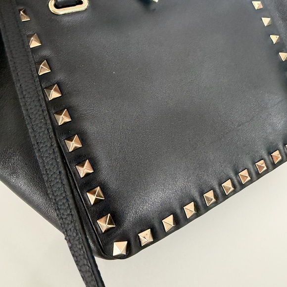 Valentino Garavani Black Studded Mini Tote - Picture 4 of 16